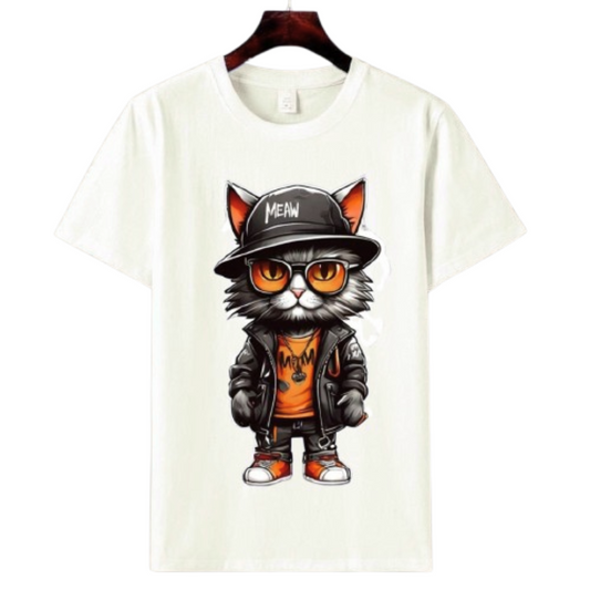 Cool Cat Graphic T-Shirt