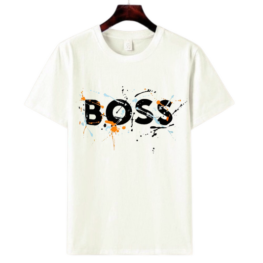 "BOSS" Paint Splatter | Graphic T-Shirt
