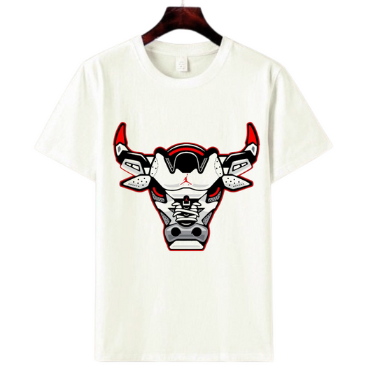 Robo-Bull Sneaker Head | Graphic T-Shirt
