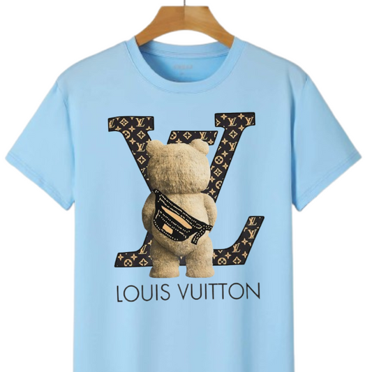 Teddy Luxe | Designer-Inspired Bear Tee