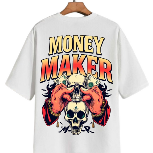Hustle Skeleton Money Maker Tee