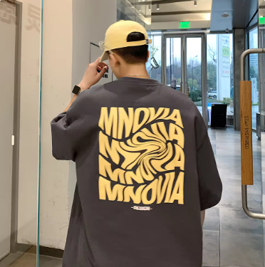 MNOVIA Printed Oversized T-shirt